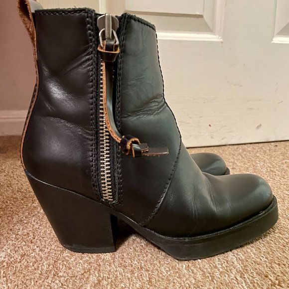 Acne Pistol Booties - Sz 36 Black - Used but Good Condition - Picture 6 of 7